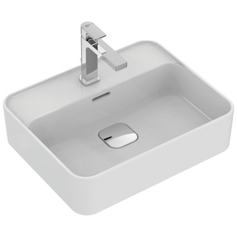 LAVOAR STRADA II 50X40 MONTAJ PE BLAT, CU ORIFICIU BATERIE SI PREAPLIN